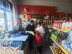 甘州区市场监管局大满片区开展德守法共享食安